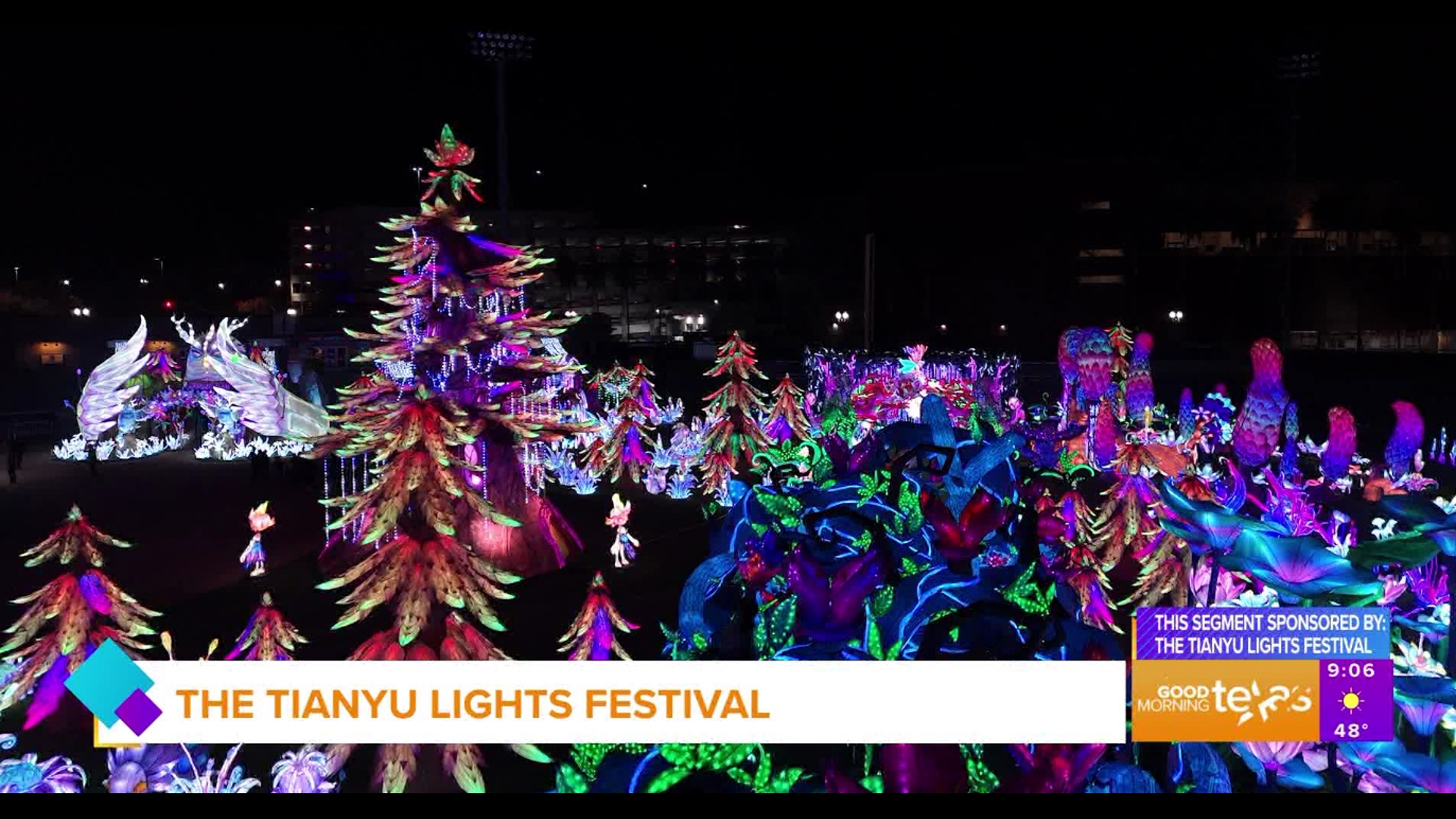 This segment is sponsored by: The Tianyu Lights Festival. 