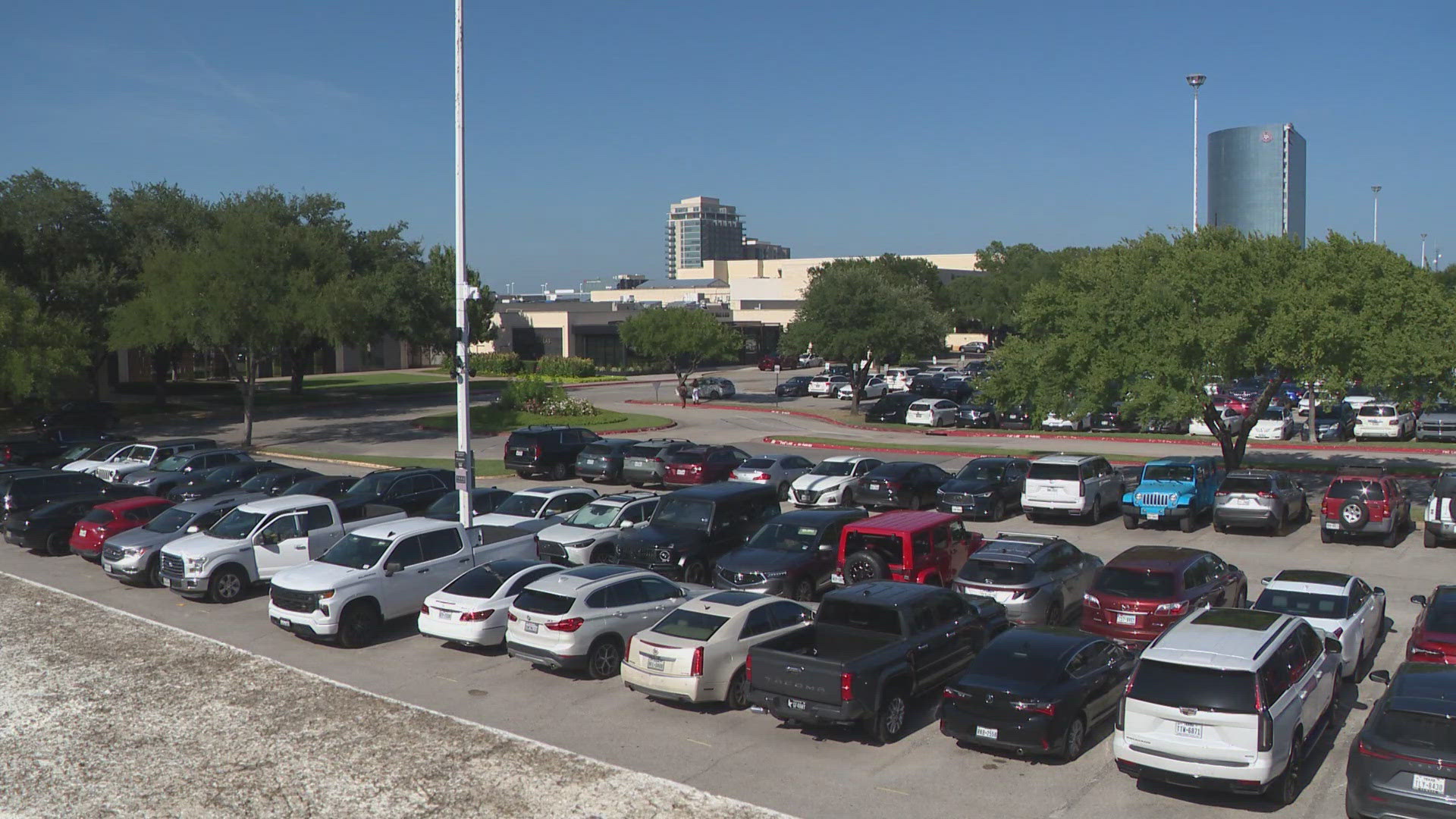 Mall management told WFAA that they're investigating what caused the alarm to go off. 