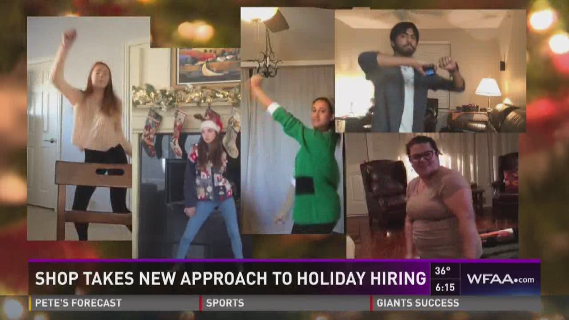 SHOP TAKES NEW APPROACH TO HOLIDAY HIRING