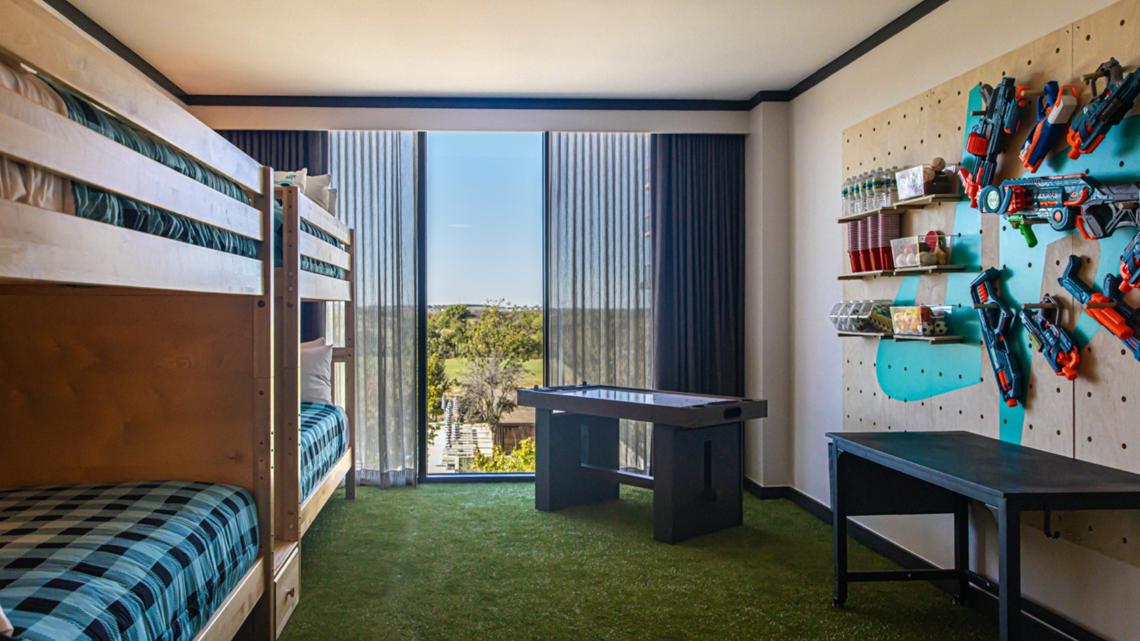 A North Texas hotel is offering a 'Dude Perfect' suite, priced over $1,000 per night