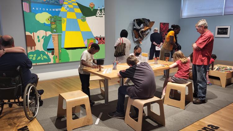 Scenes from WFAA's Family First Spring Break event at the Dallas Museum of Art
