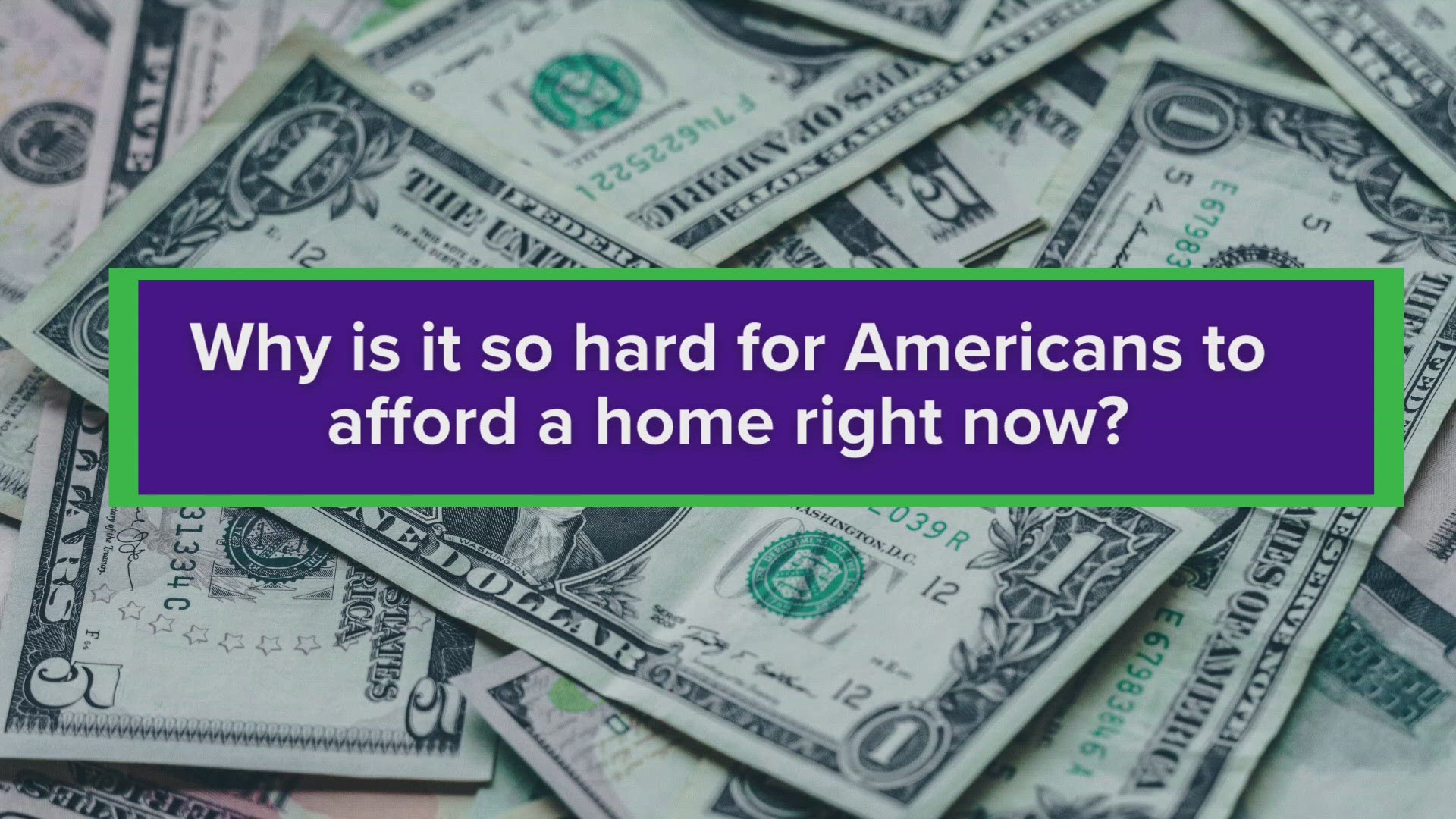 With high interest rates and high prices, many feel frustrated they can't afford the home they want.