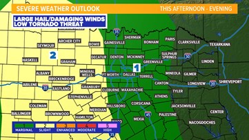 Some strong, severe storms possible across North Texas this week | Here's the timeline