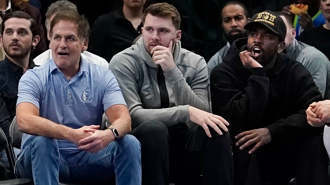 Kyrie Irving wears the South Oak Cliff State championship cap