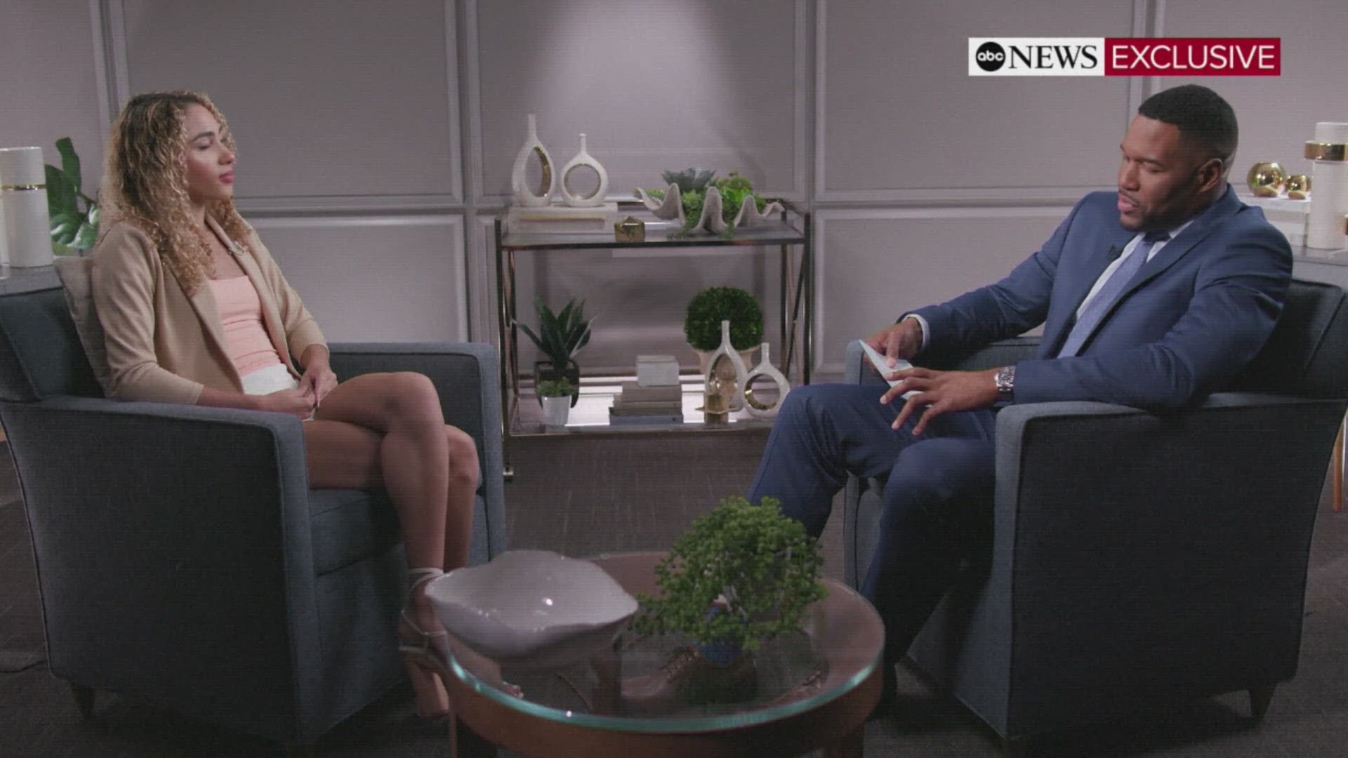 ABC's Michael Strahan sat down with Payton Washington to talk about the random violence that almost ended her life.