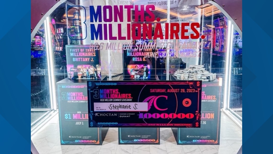 Choctaw Casino awards $1 million to third North Texas woman - Vimarsana News