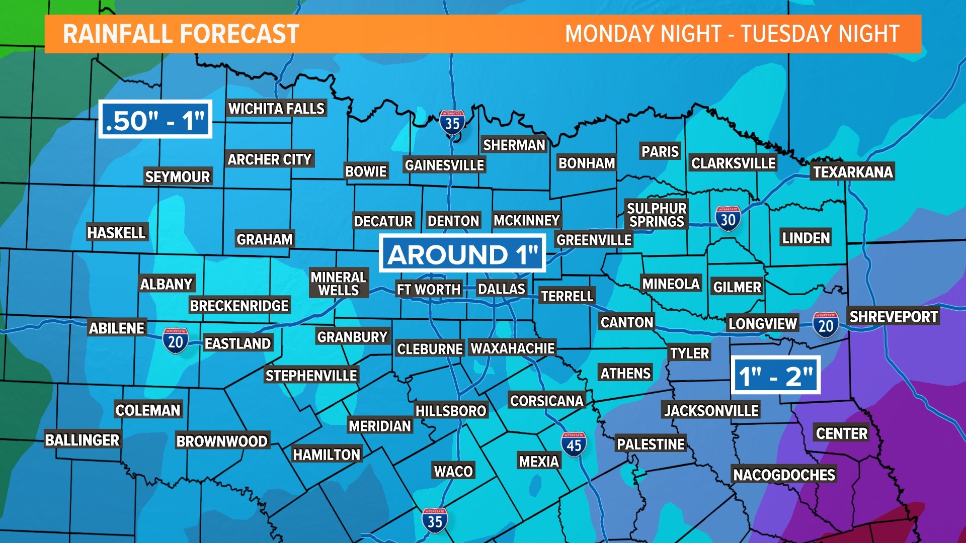 DFW snow forecast Tracking North Texas weather