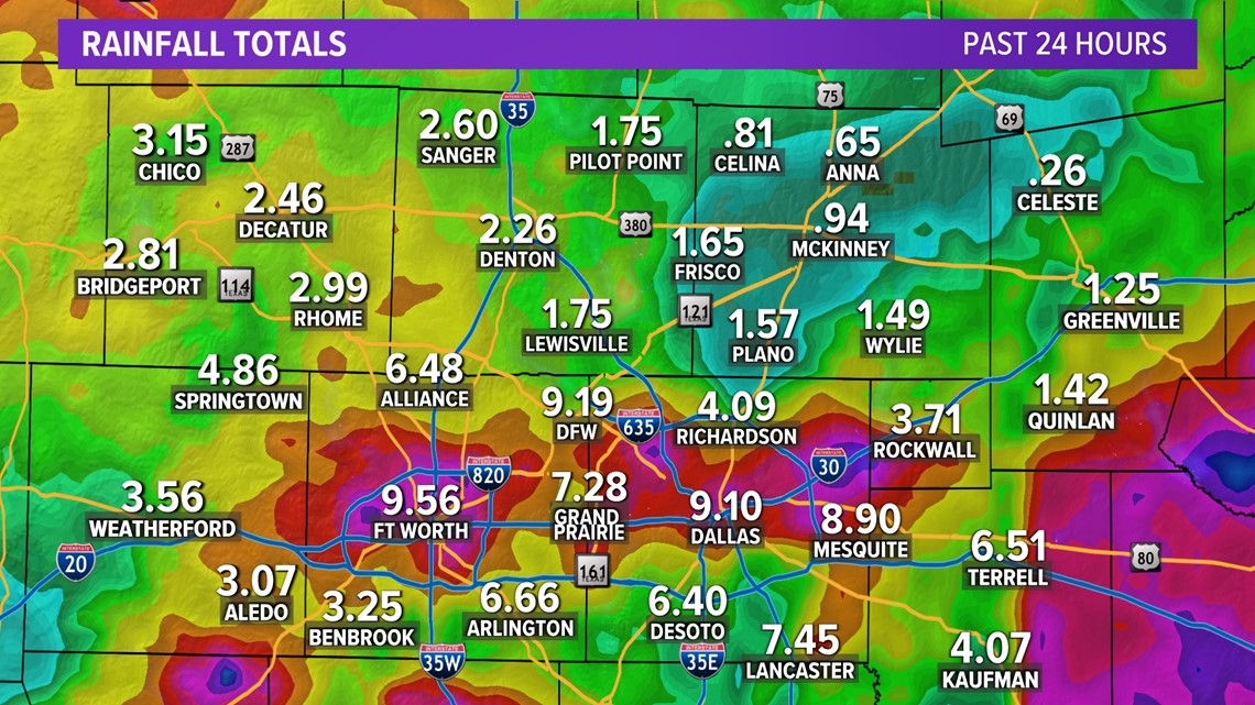 Dfw Rainfall Totals 2024 Vally Isahella