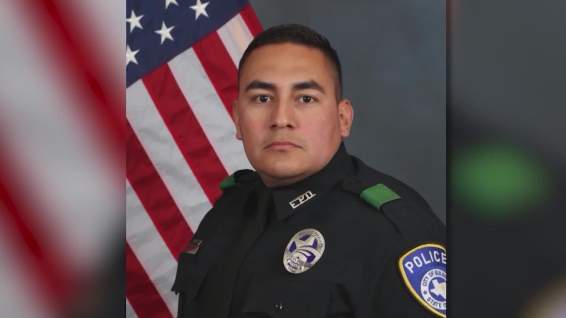 Euless Police Department Detective Alex Cervantes was killed after a drunk driver crashed into his vehicle.
