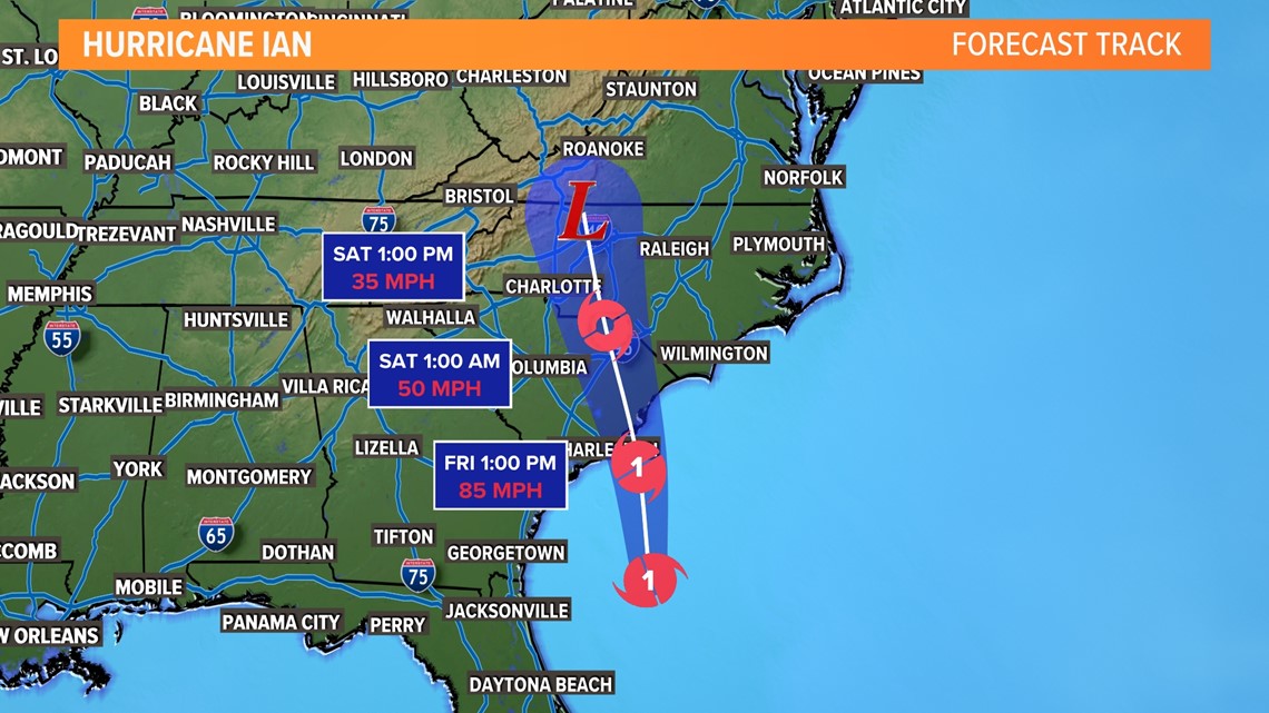 Hurricane Ian Tracker: Third landfall expected on Friday, September 30