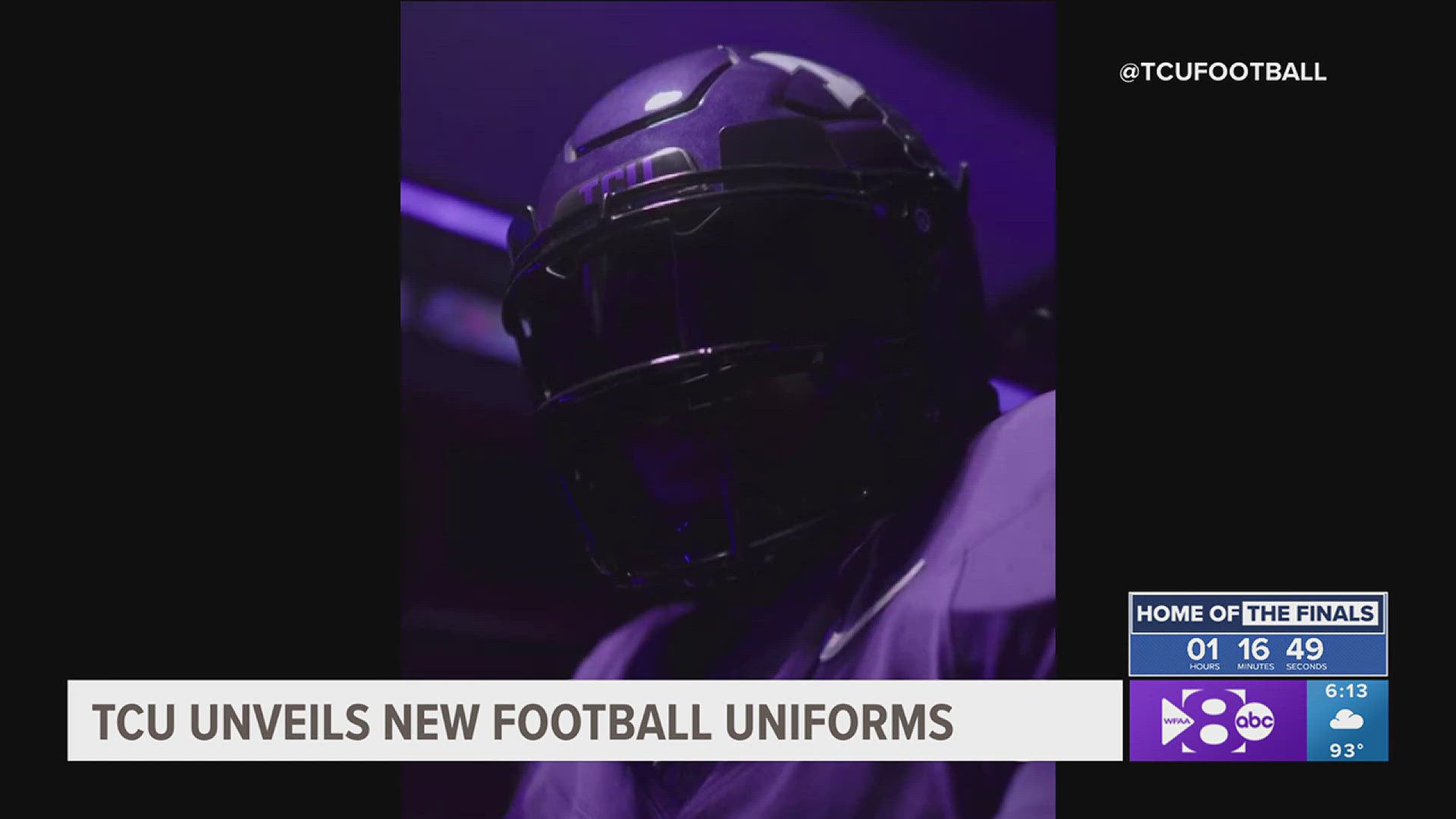 The TCU Horned Frogs debuted a new look.