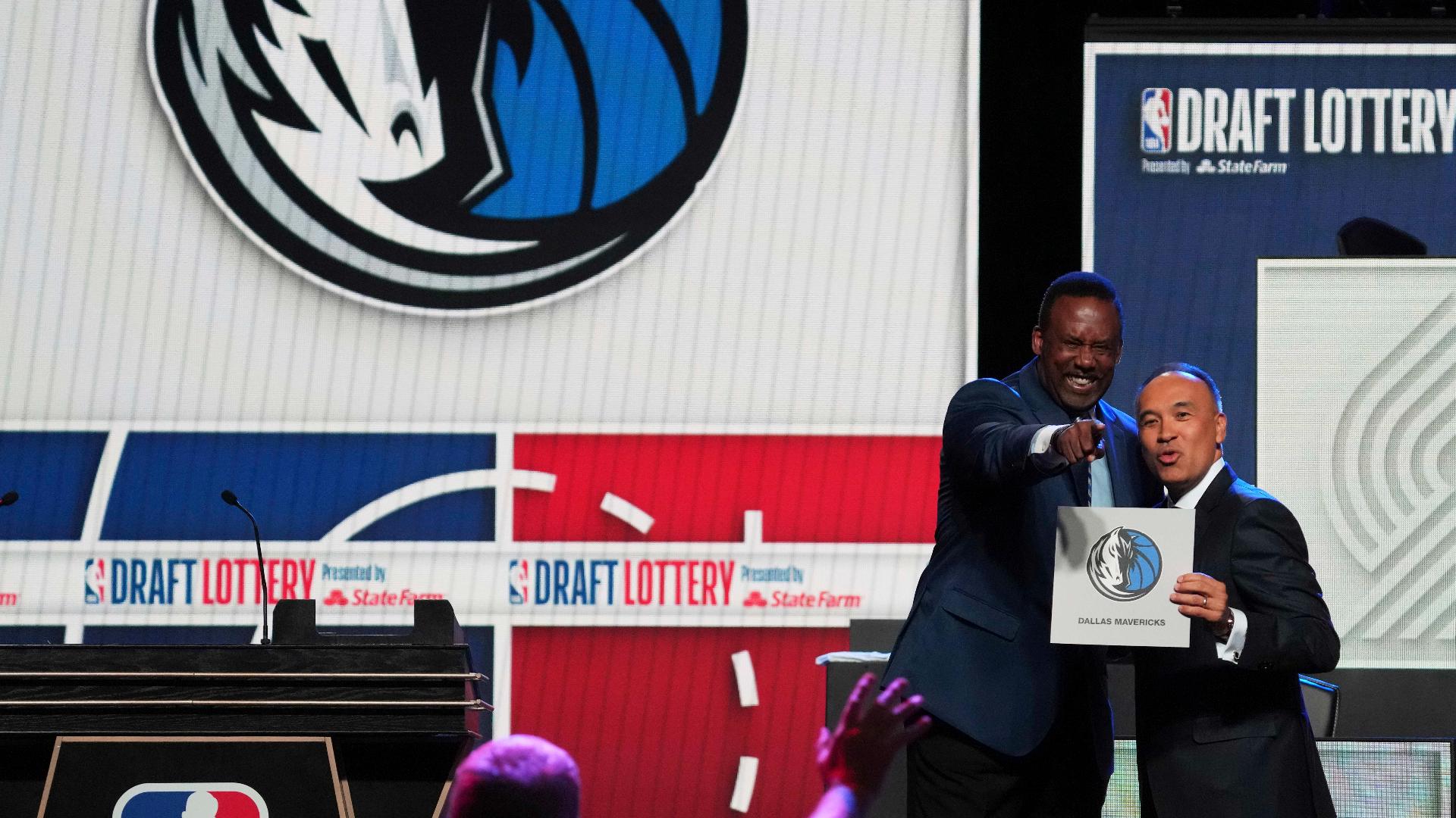 How did the Mavericks secure the No. 1 overall pick in the 2025 NBA