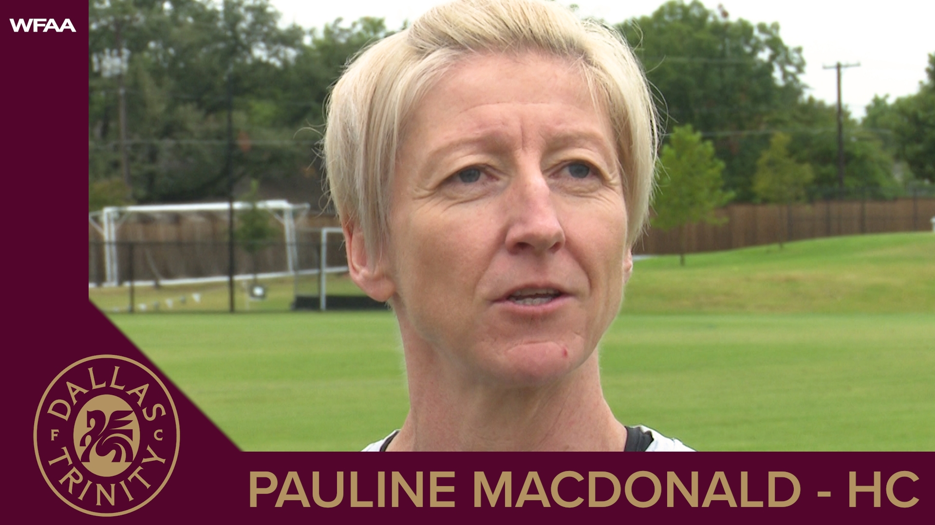 WFAA spoke one-on-one with Dallas Trinity FC head coach Pauline MacDonald.