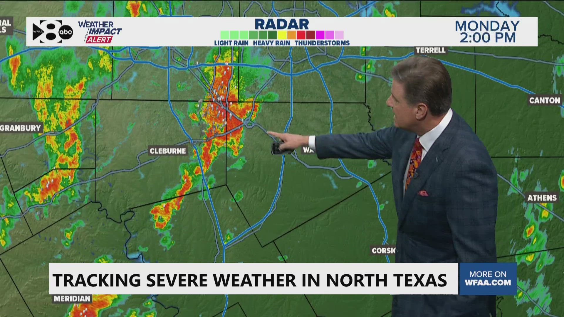 Pete Delkus has an update on the severe weather in North Texas.