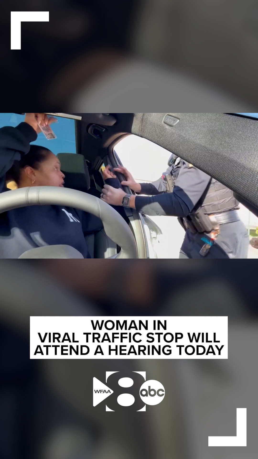 Woman in viral traffic stop video will attend a hearing today | wfaa.com