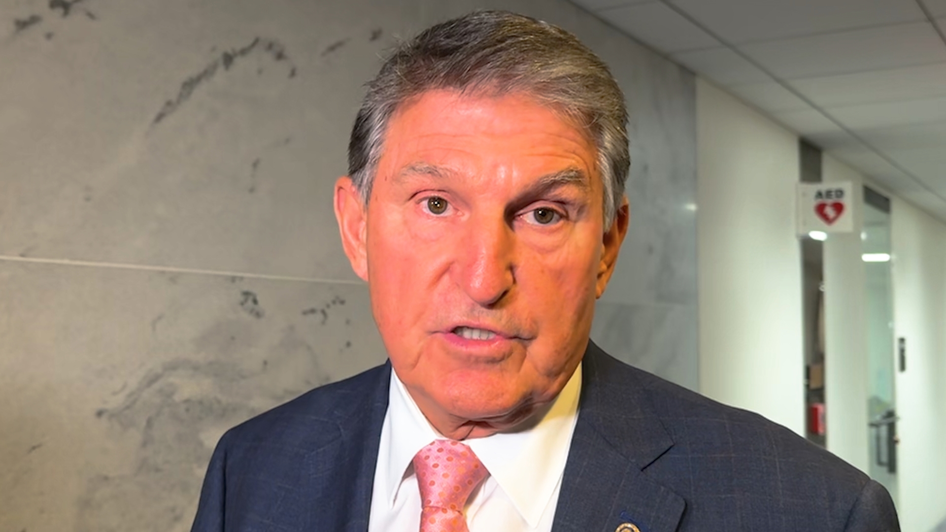 While talking to the media on September 24, 2024, Joe Manchin said he won't endorse Vice President Kamala Harris for president.