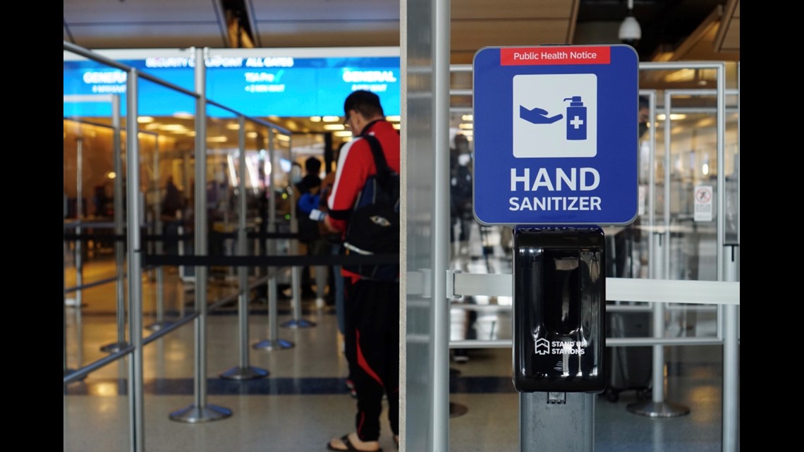 PHOTOS COVID19 protocols and procedures for DFW Airport, American