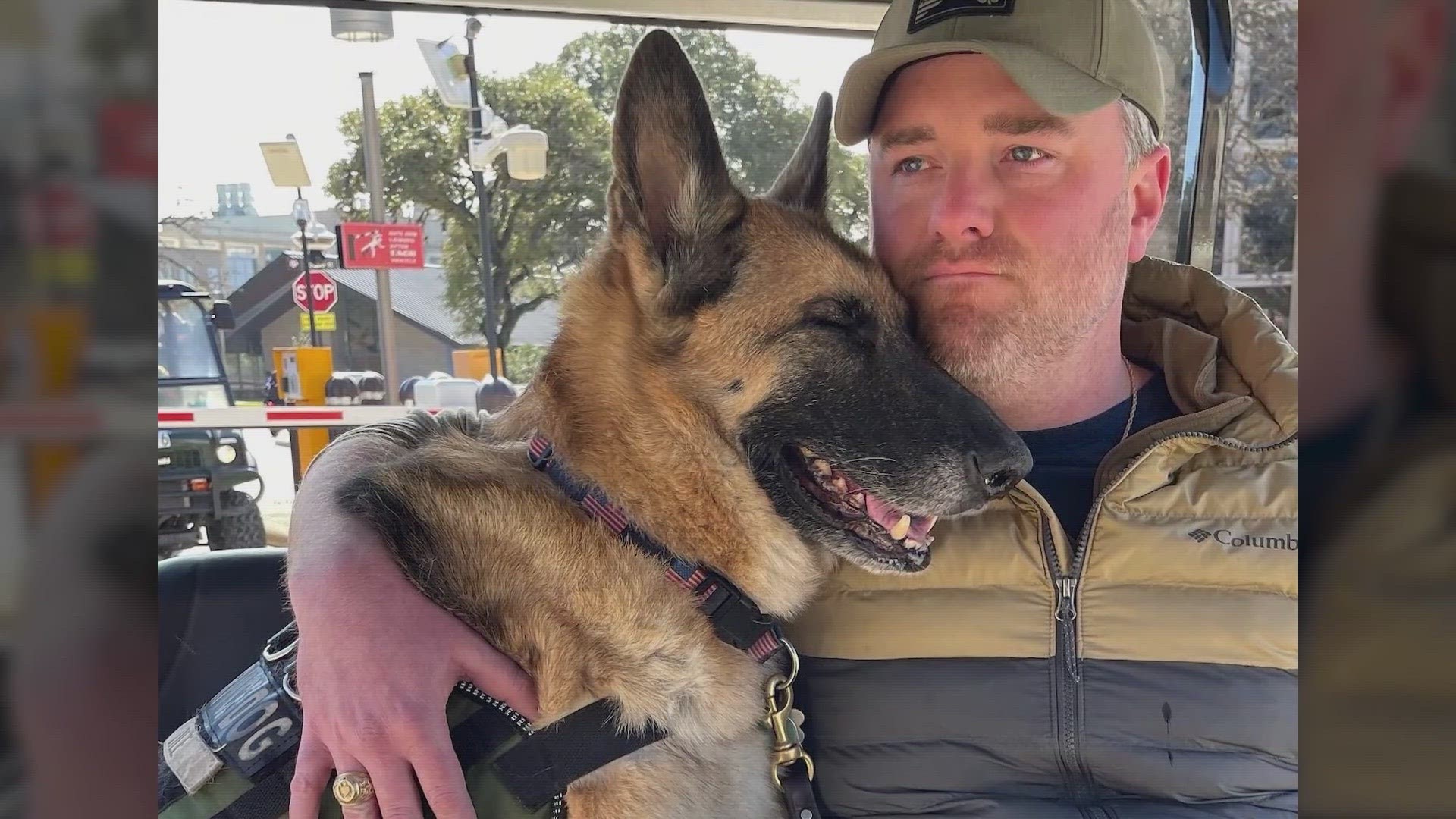 Cole Lyle, a USMC veteran, passed the PAWS Act with the help of his service dog Kaya. Lyle helped a North Texas woman save her service dog.