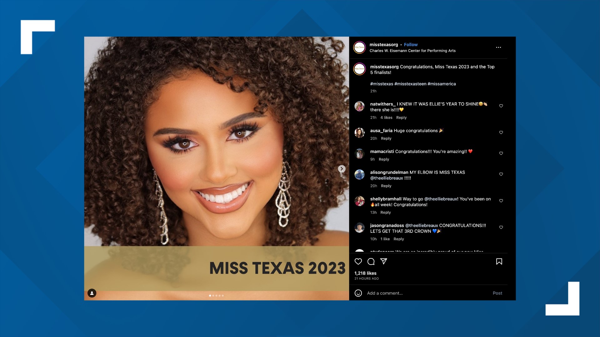 Miss America 2024 pageant Miss Texas wins firstrunnerup