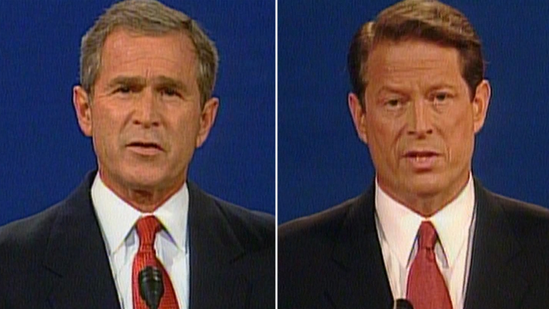 Watch part of the 2000 United States presidential debate between George W. Bush and Al Gore in Boston, Massachusetts, on October 3, 2000.