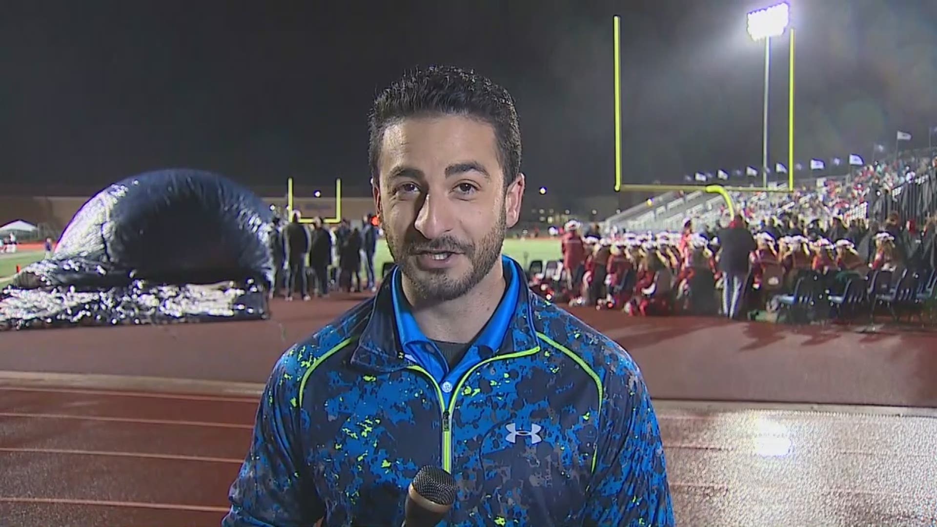It's week nine of the high school football season and Jonah Javad is at our game of the week Flower Mound vs. Flower Mound Marcus.