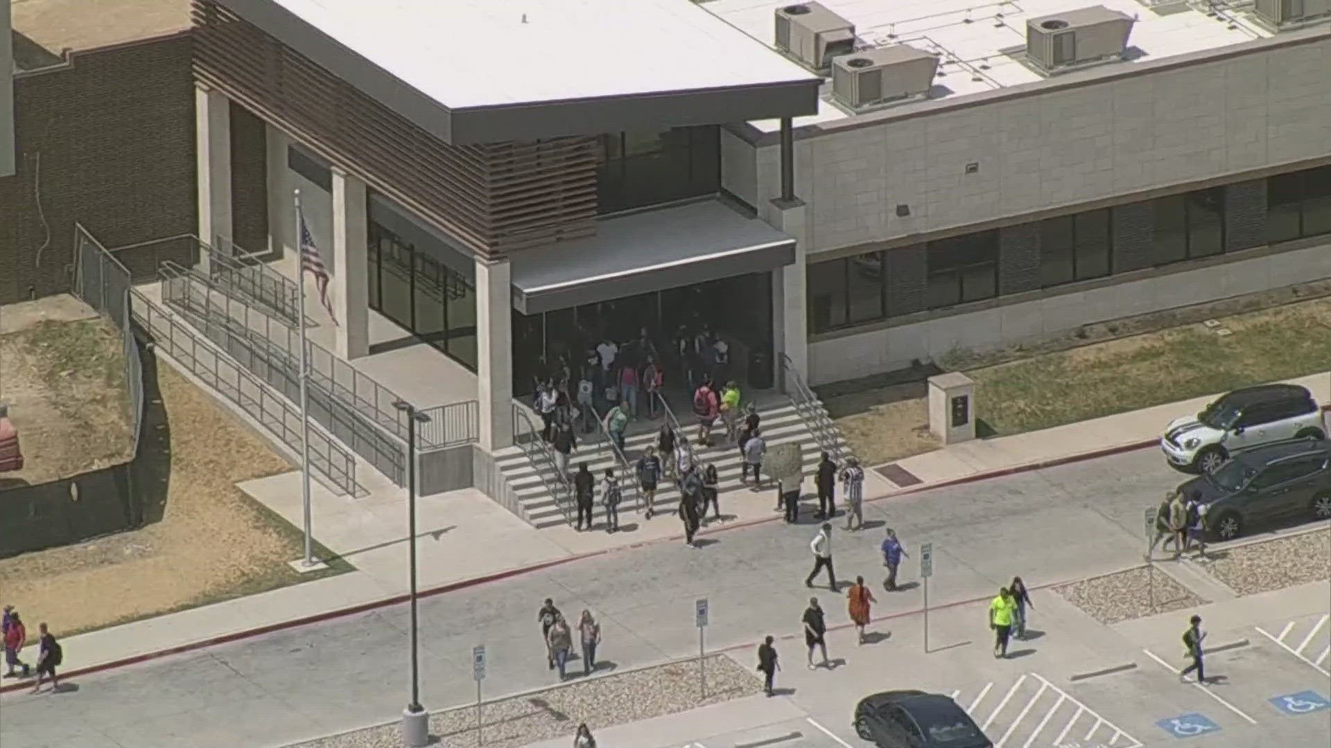 Police said the threat came in at Cleburne High School just before 11 a.m. on Tuesday, Aug. 22.