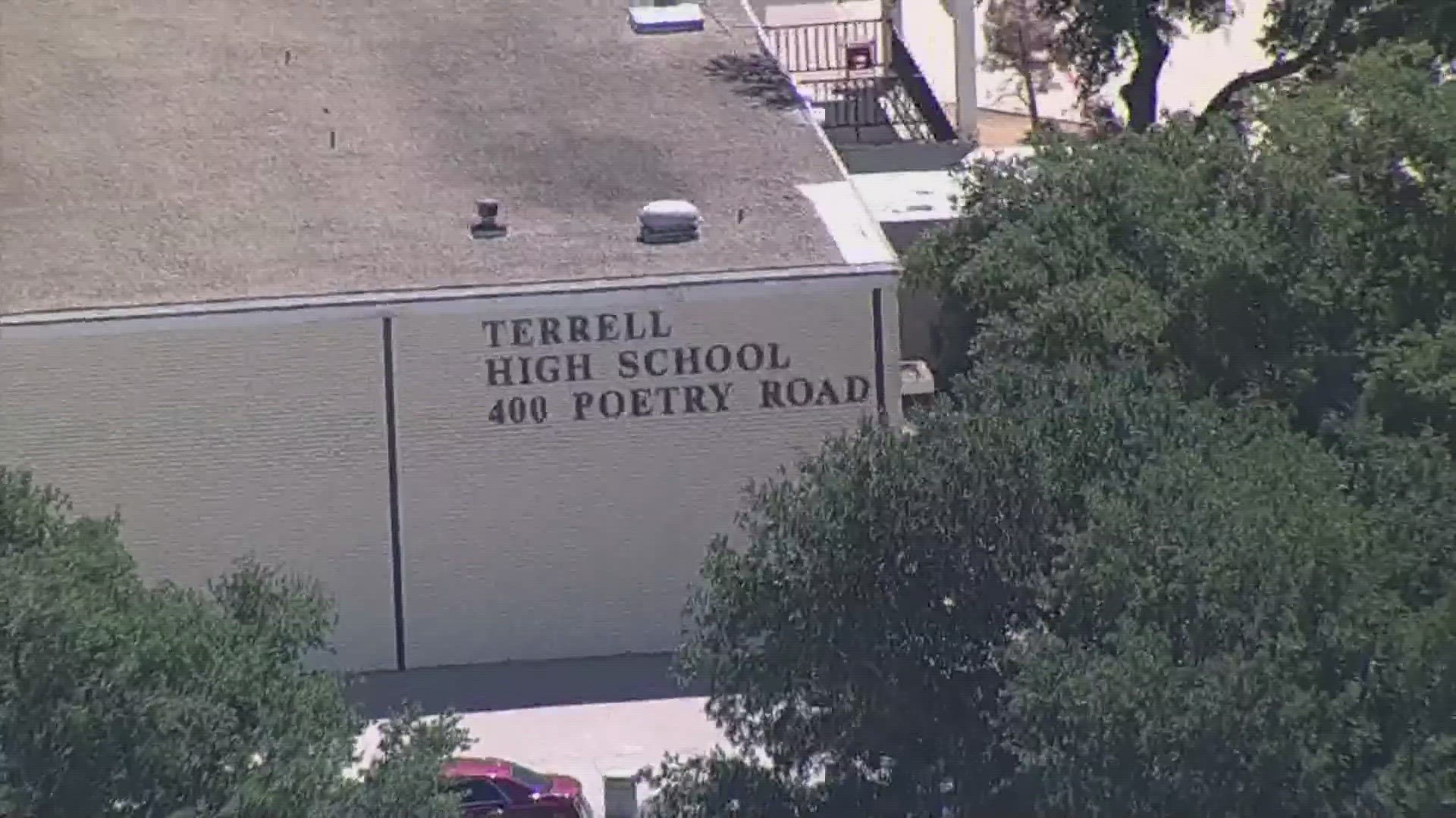 In a letter to parents, Terrell ISD said the incident happened around 8 a.m. when police responded to a person injured by a gunshot.