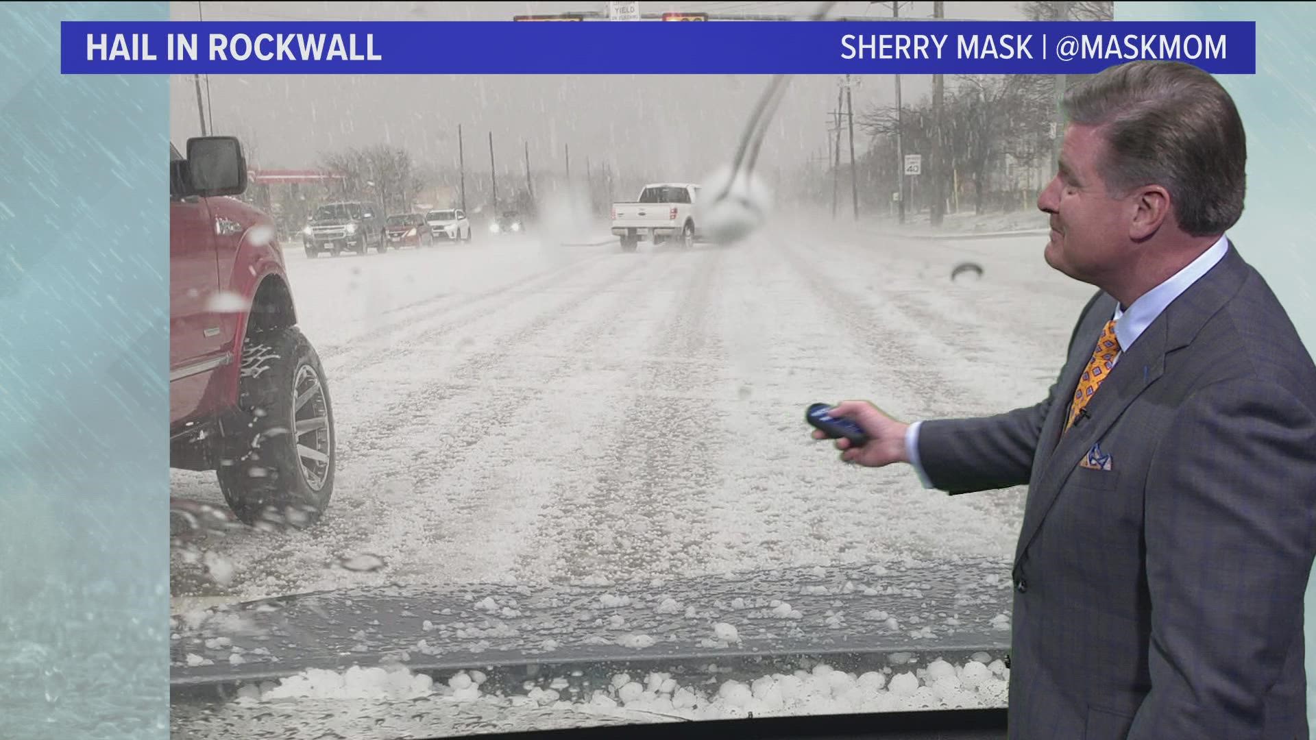 Early spring storms rocked parts of North Texas on Monday. Is there more on the way?