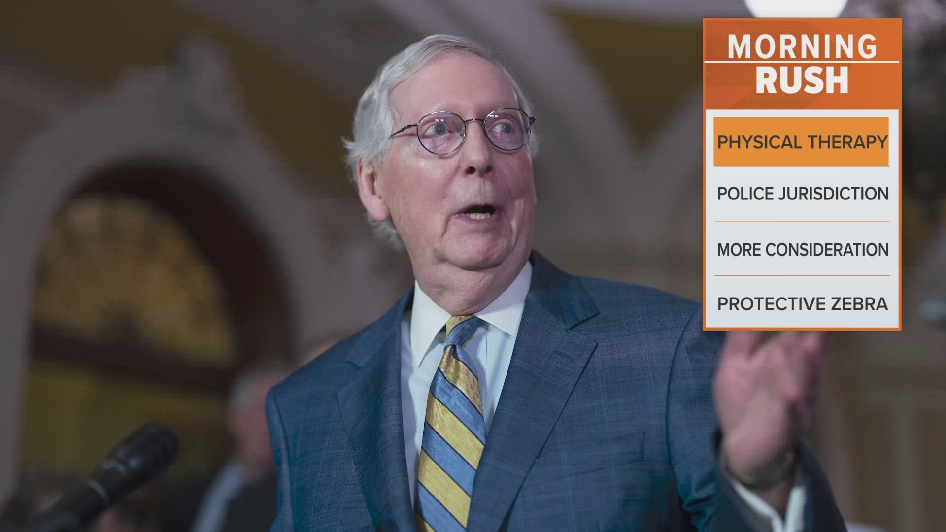McConnell will have a period of physical therapy at an inpatient rehab facility before heading home, according to his spokesperson.