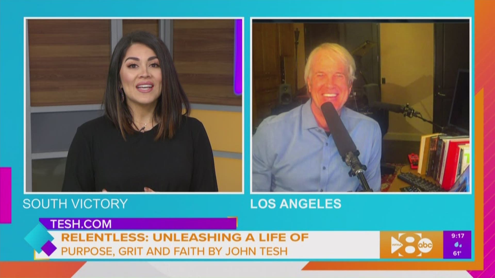 John Tesh talks about his new book "Relentless"
