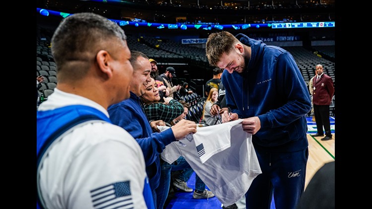 Gallery: The Dallas Mavericks' 2023 Seats for Soldiers event was a welcome return to normalcy