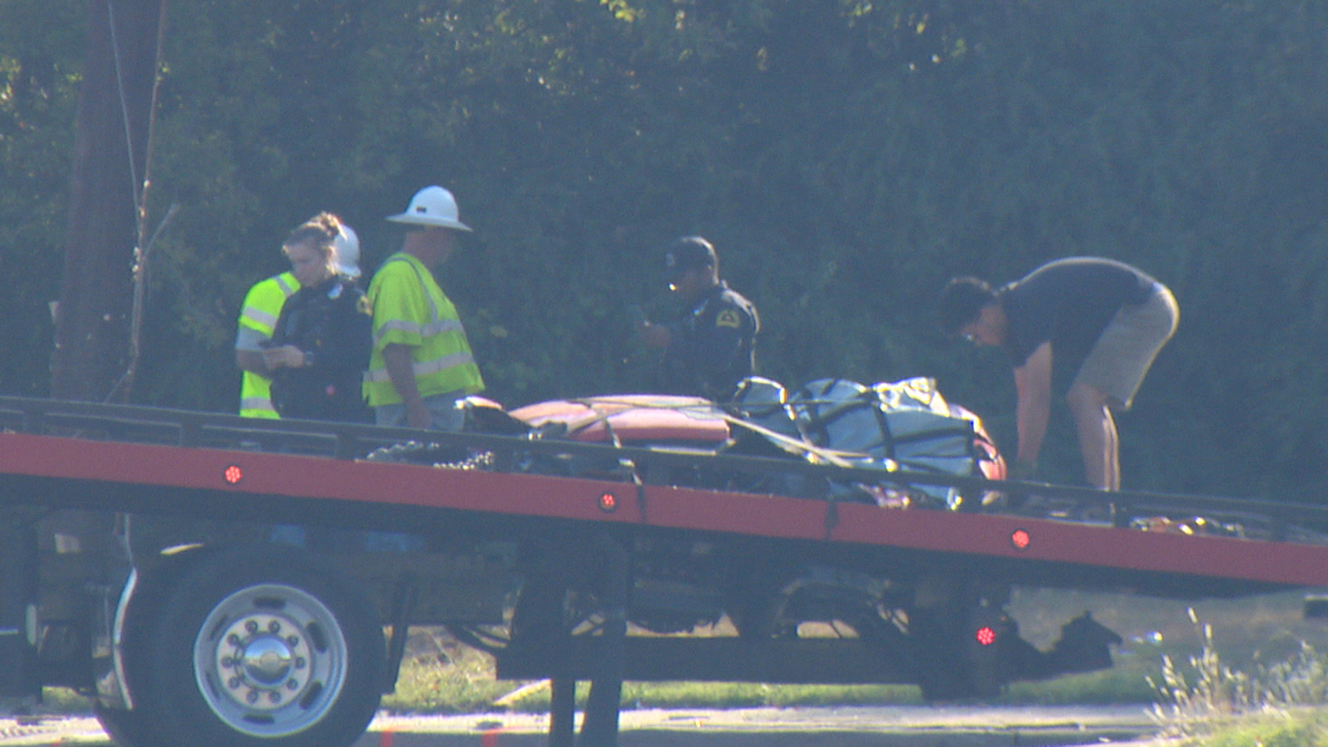 Two killed in crash involving box truck