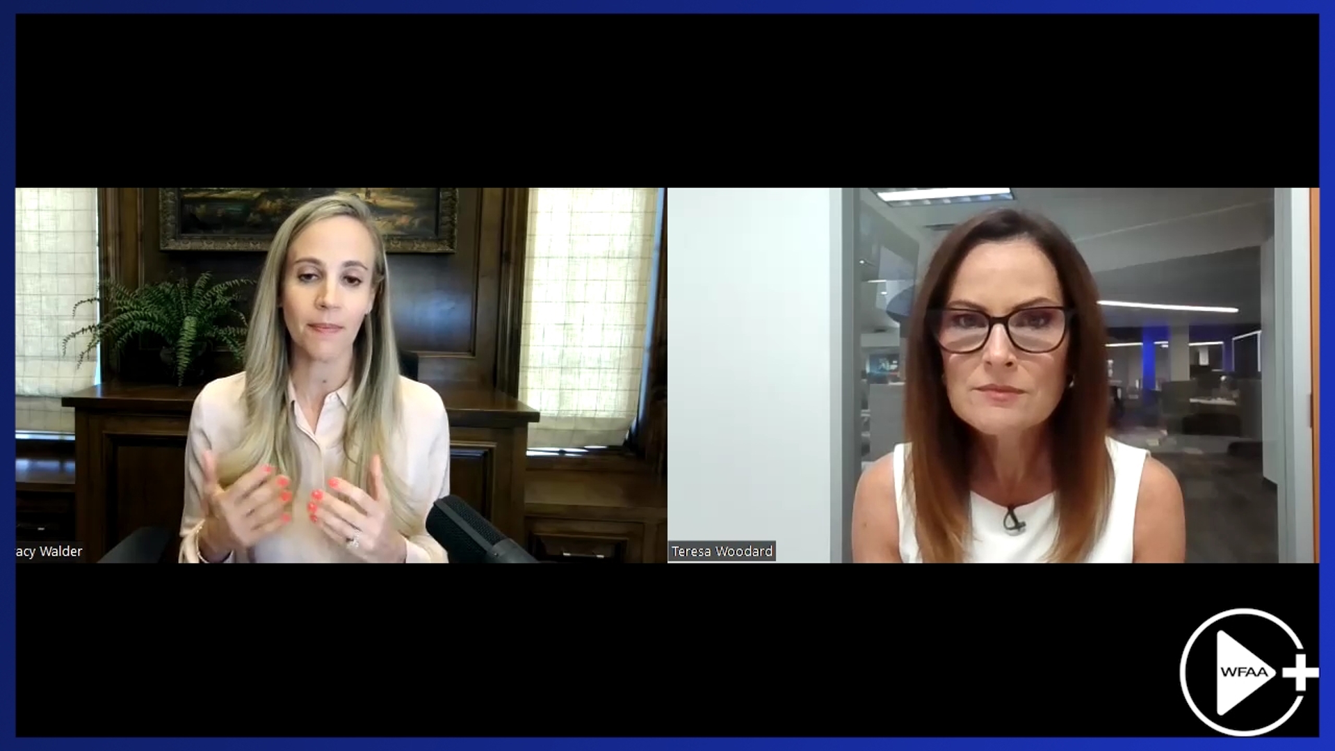 WFAA Anchor Teresa Woodard spoke with former CIA Officer & FBI Special Agent Tracy Walder following the U.S. strikes on Iran.