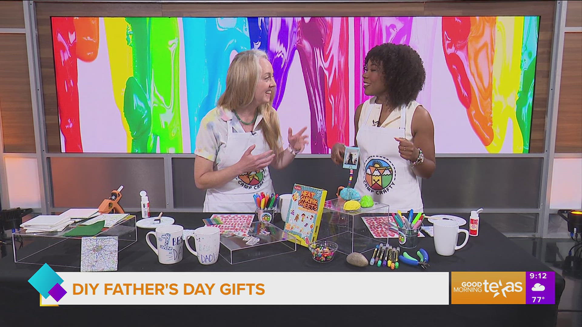 Lilly Watson, owner of Camp Crafty Parties, shows us how to make the perfect DIY gifts for Dad this Fathers Day.