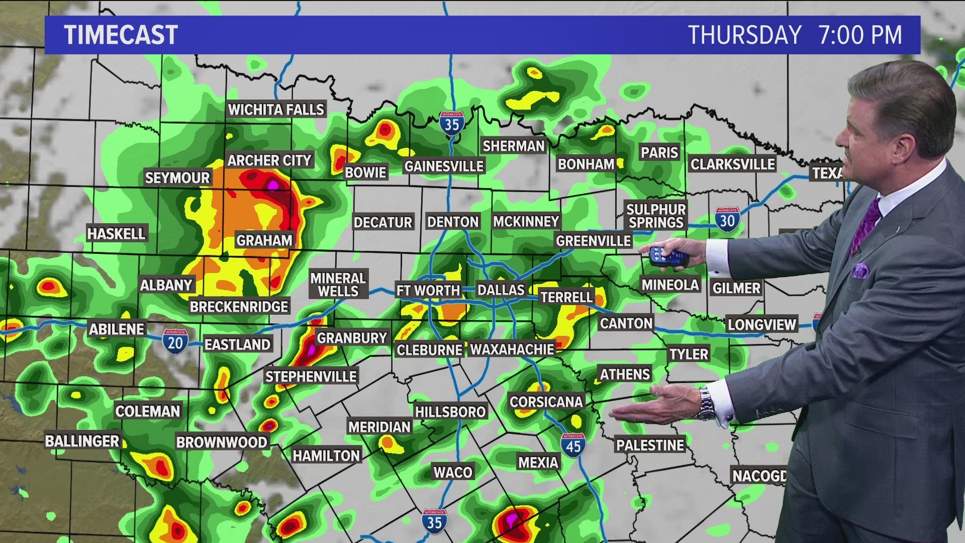 DFW Weather: Latest timeline for return of widespread rain chances ...