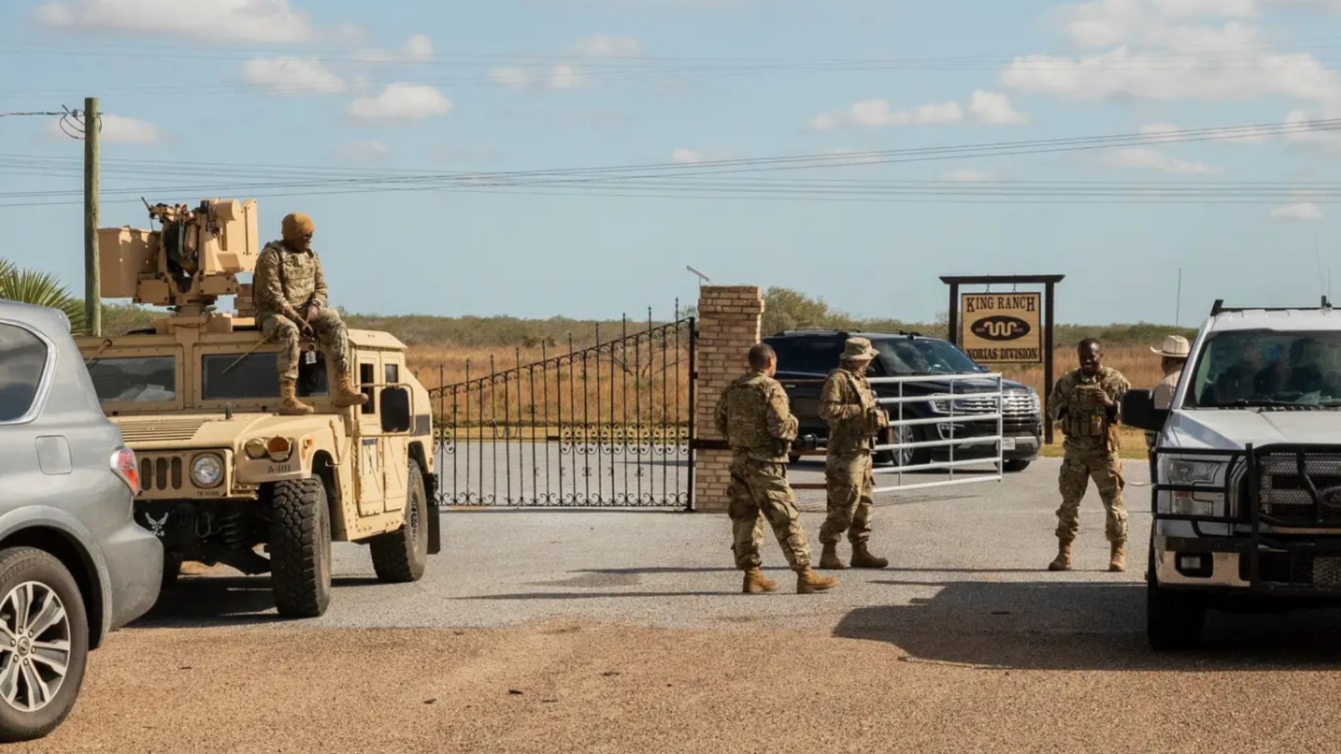 National Guard troops were dispatched to famous Texas ranches with ...