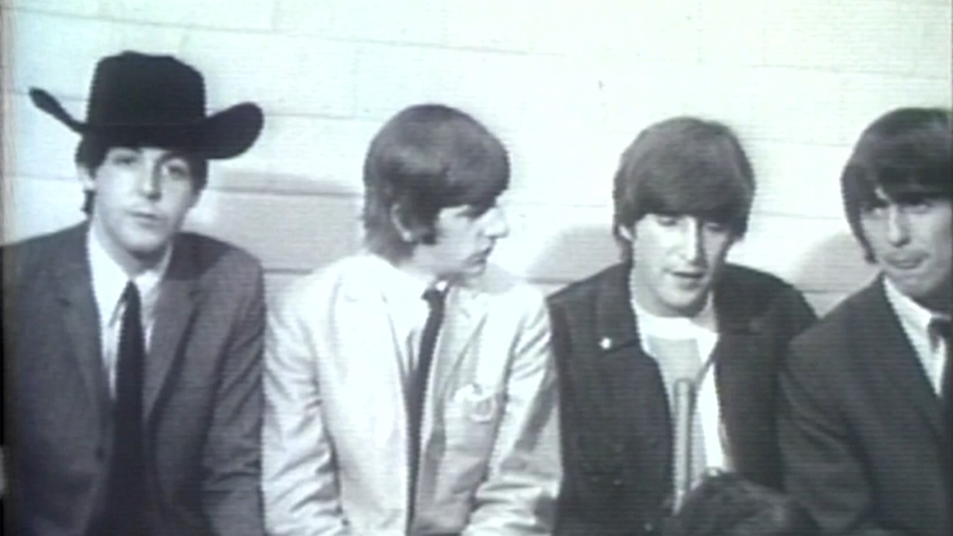 The Beatles visited Dallas in 1964 and played a 30-minute concert at the Memorial Auditorium. Before the interview, they sat down with WFAA's Bert Shipp.