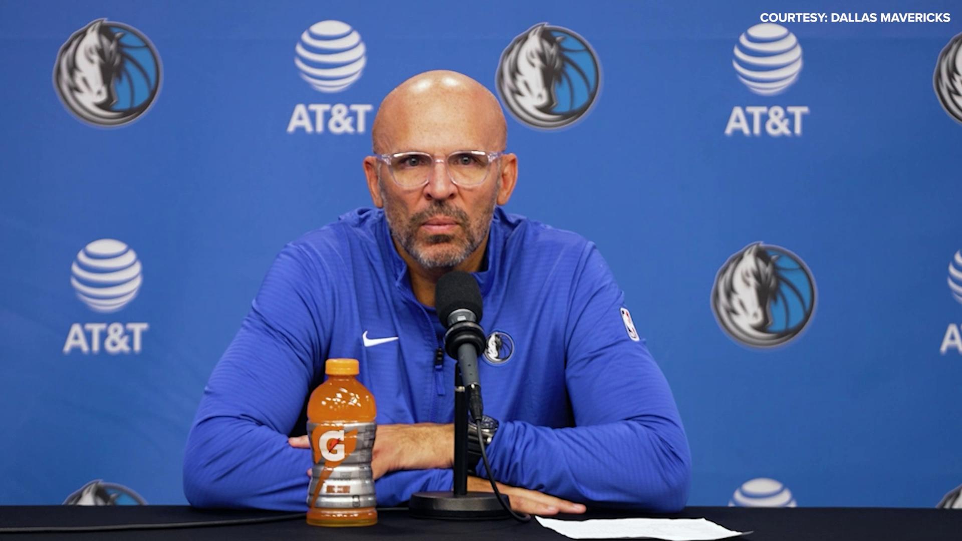 Mavs head coach Jason Kidd spoke to the media following a loss to the Phoenix Suns.