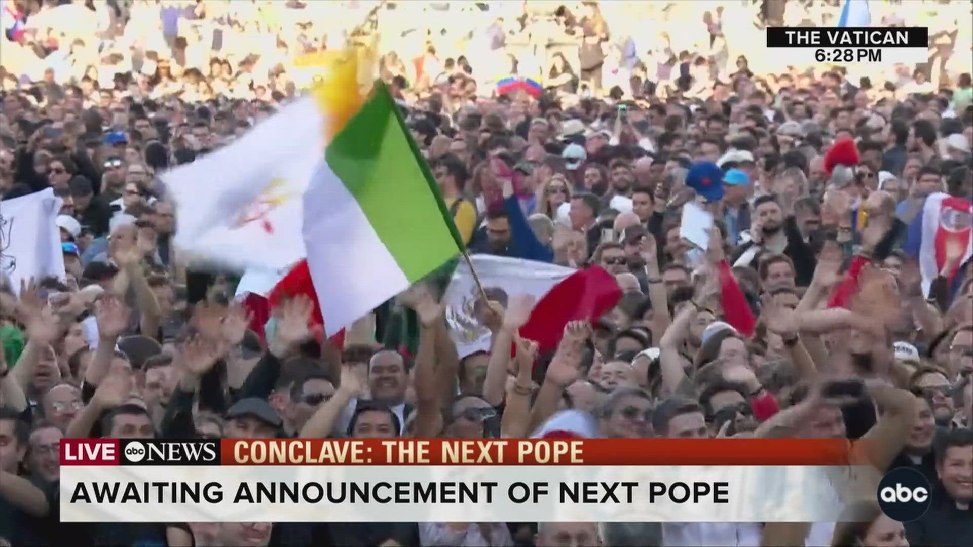 White smoke emerged from the Sistine Chapel Thursday, signaling that a new pope was chosen. 