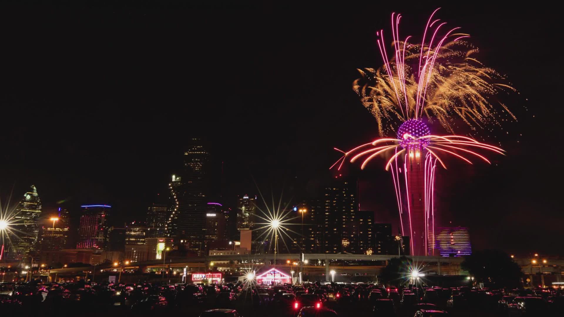 Dallas prepping for annual Reunion Tower New Year's Eve fireworks