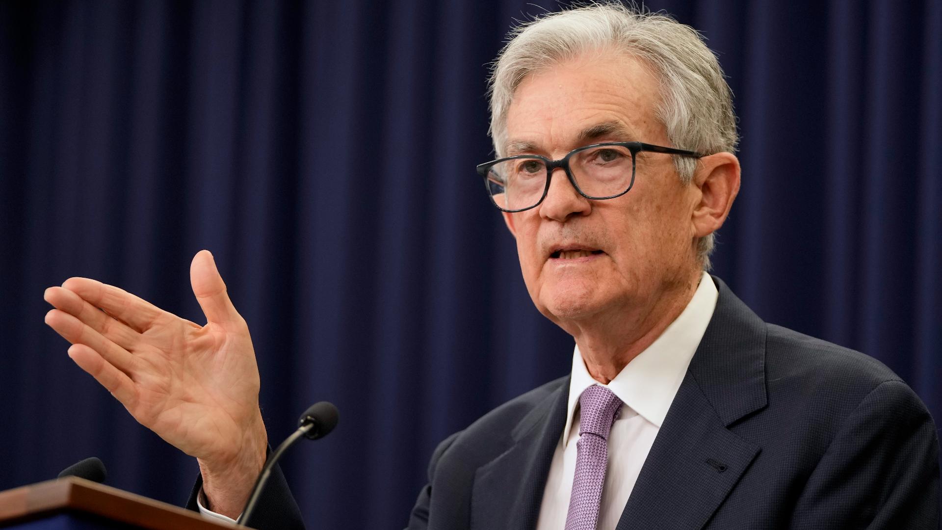 Federal Reserve Board Chairman Jerome Powell cut interest rates by a quarter percent during a news conference at the Federal Reserve in Washington, Nov. 7, 2024.