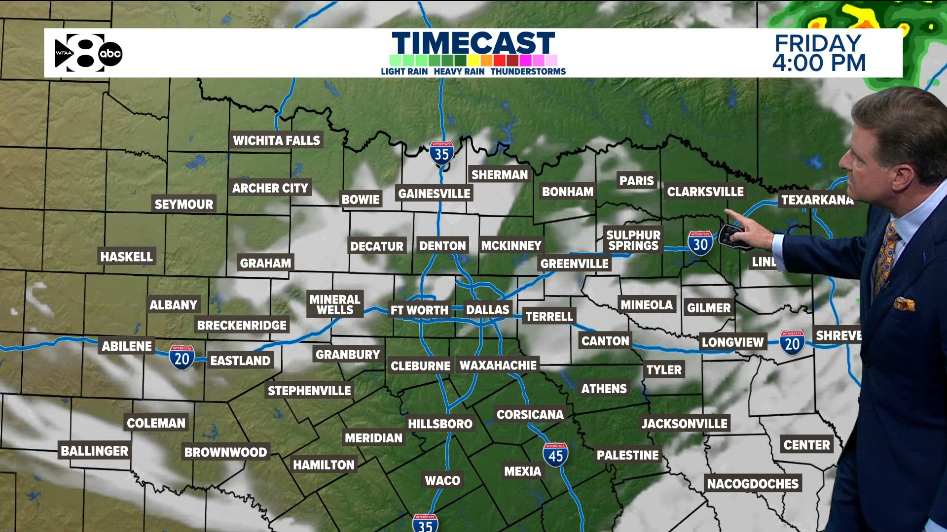 DFW Weather: Cloudy Thursday night, low rain chances headed into the ...