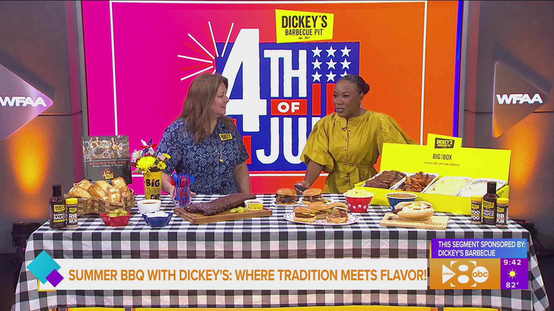 Dickey's Barbecue brings the Big Yellow Box and more tasty treats. This segment is sponsored by Dickey's Barbecue. Go to dickeys.com for more information.