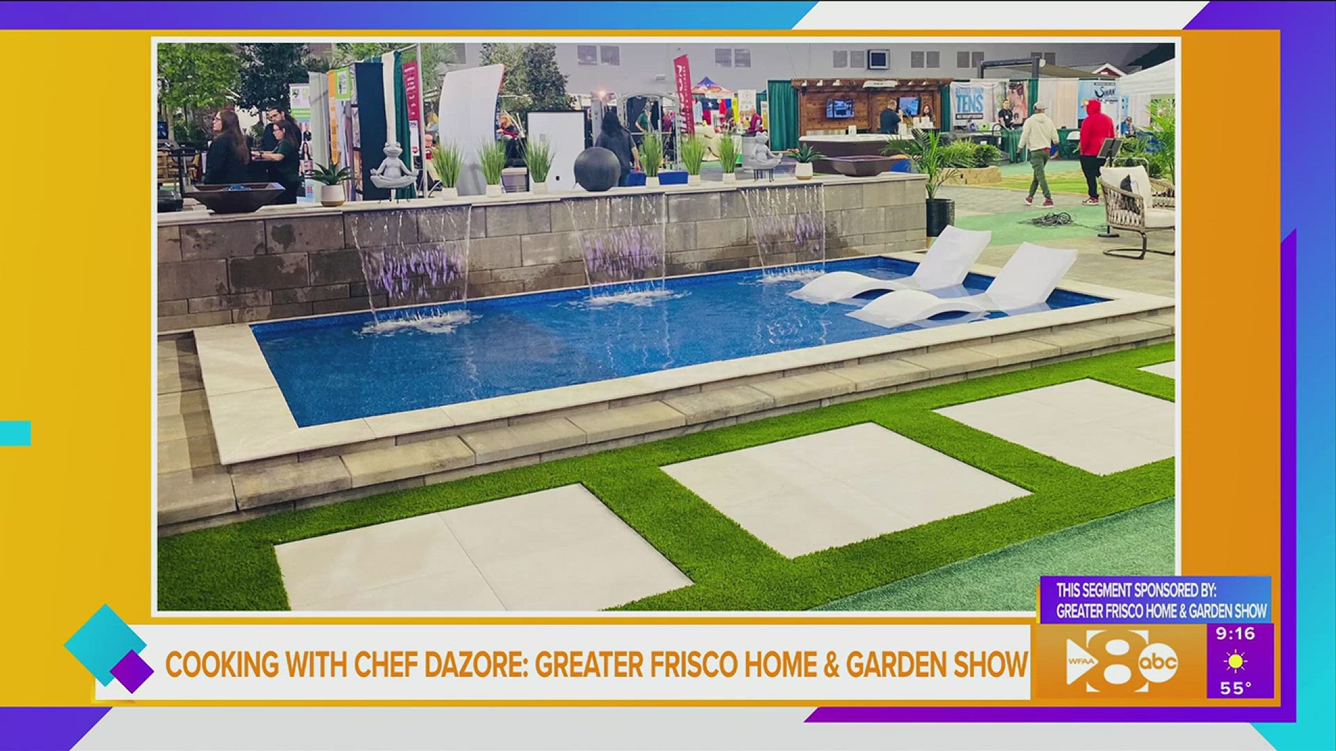 Chef Dazore stops by to share more about the Greater Frisco Home & Garden Show. Go to showtechnology.com/shows/greater-frisco-home-and-garden-show.