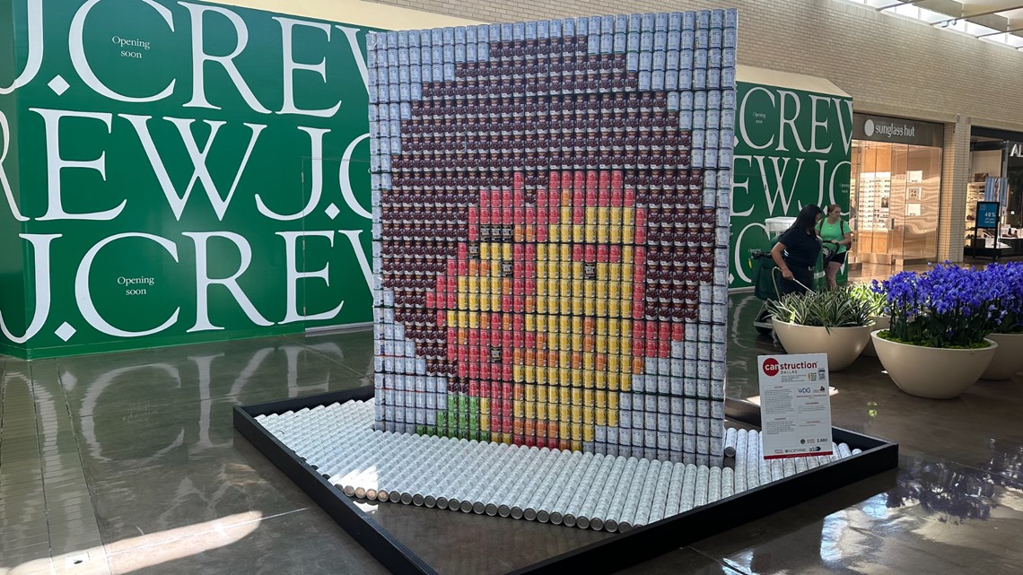 Canned' canvases on display at NorthPark Center for annual