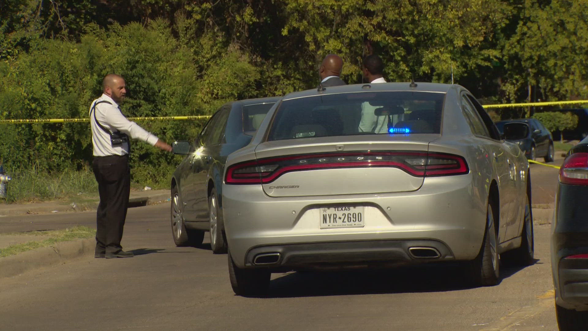 In a statement, Dallas Police Department said a person was shot and killed on Metropolitan Ave.