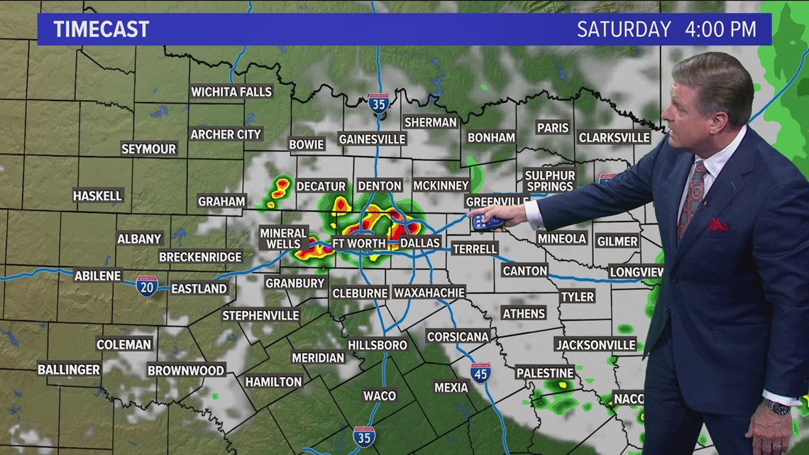 DFW weather: Severe storms possible this weekend