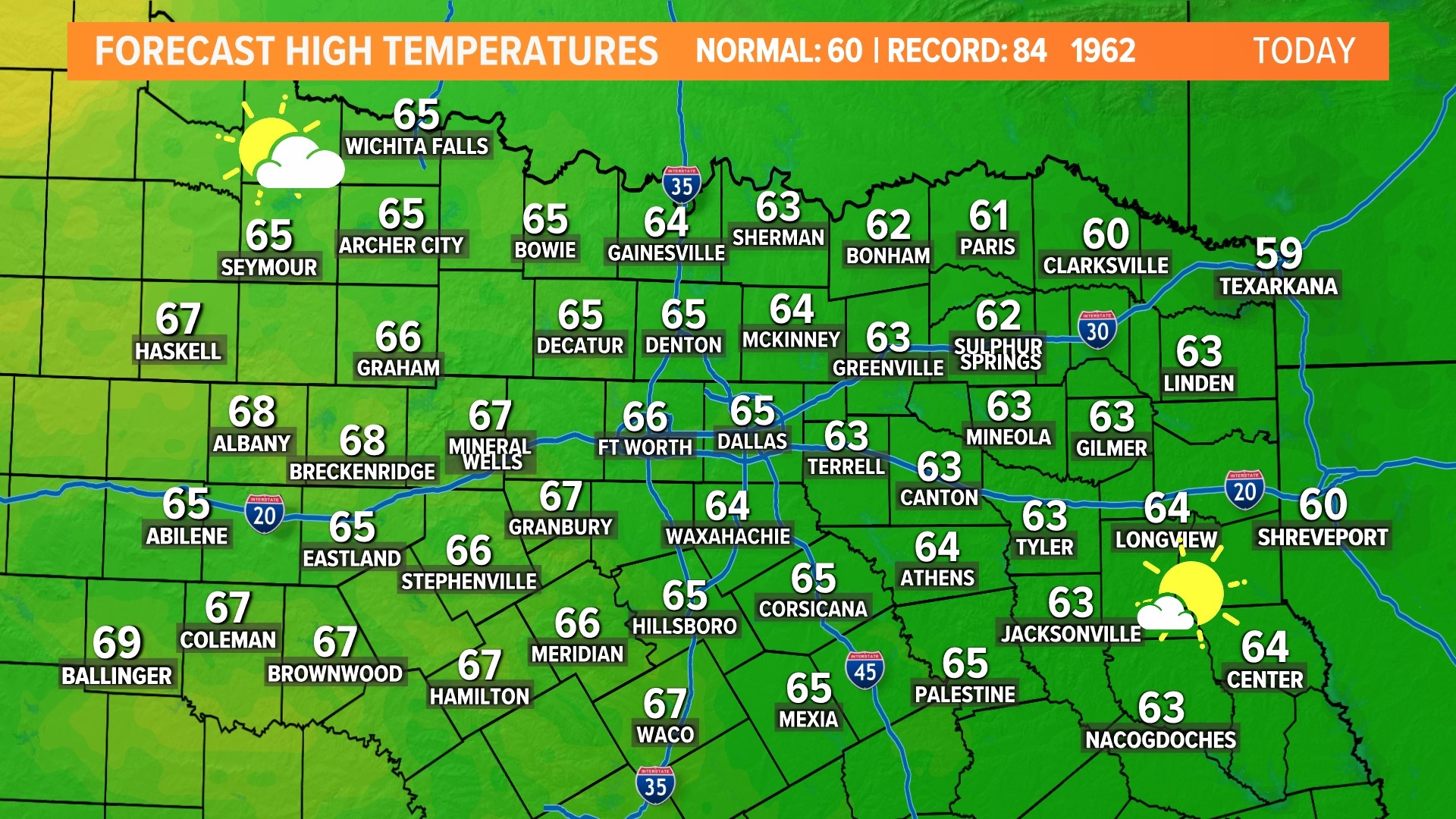 DFW weather Sunshine returns and temperatures drop this weekend