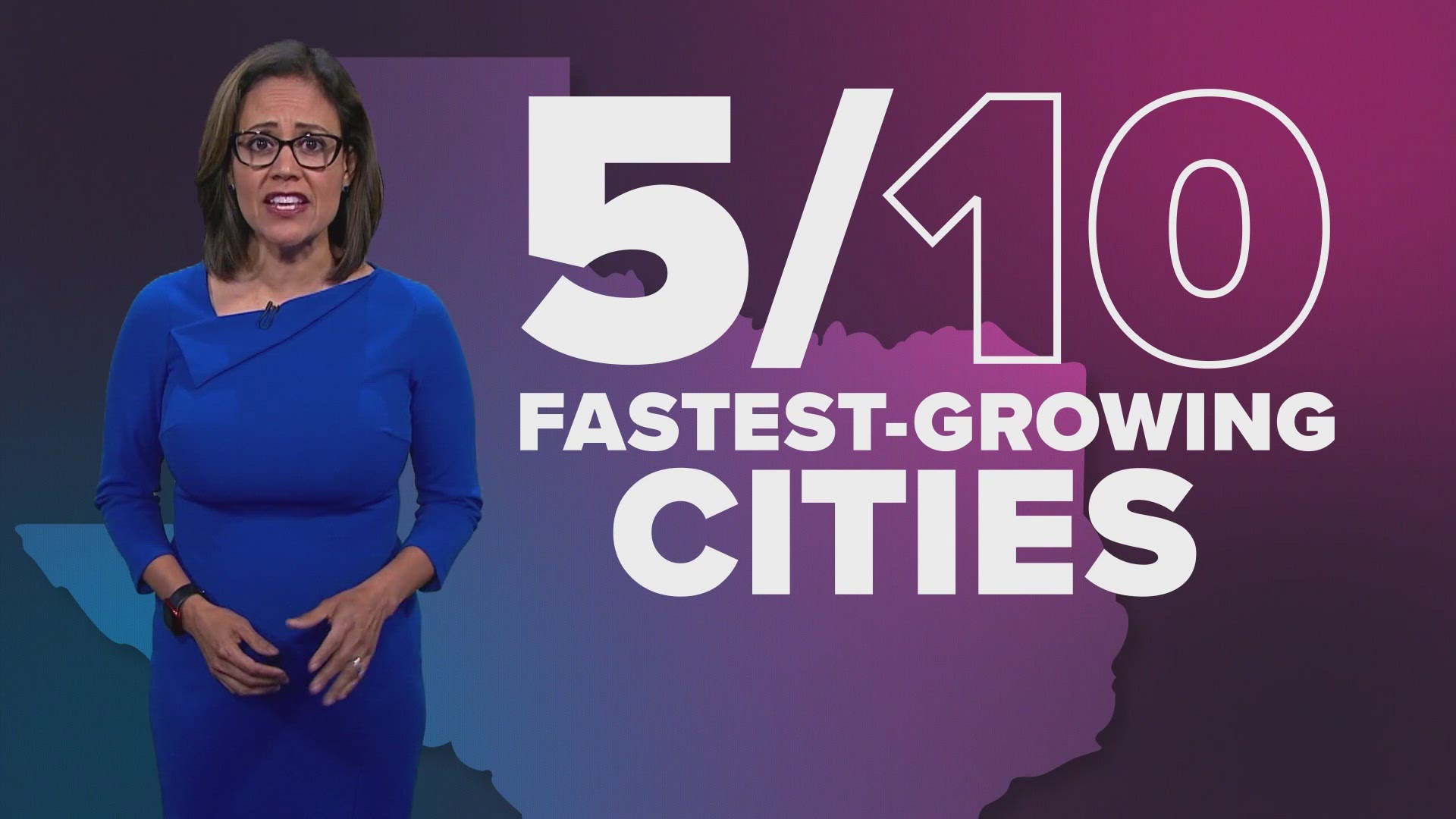 Celina topped the list at No. 1 with 26% population growth.