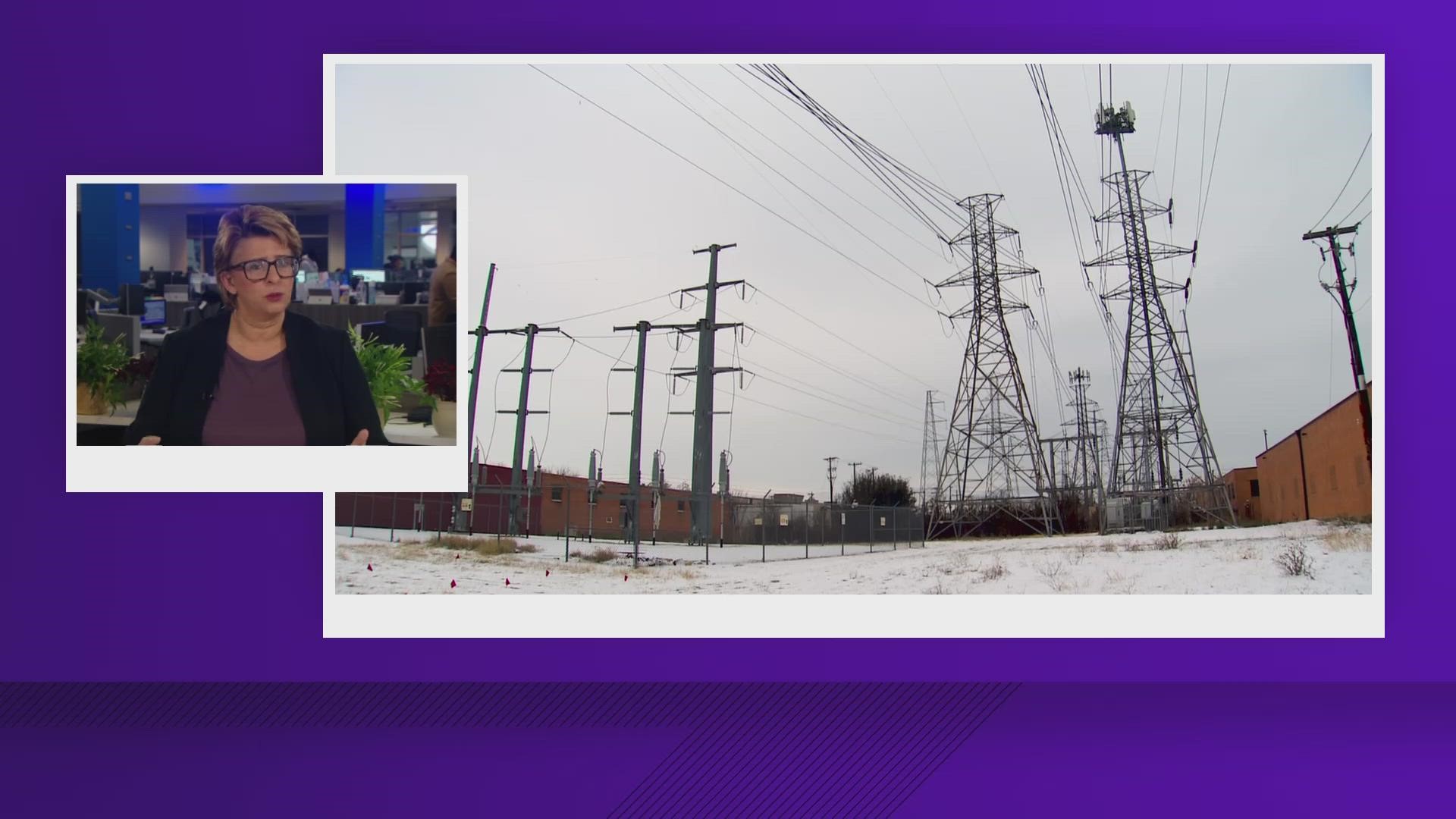 WFAA investigative reporter Tanya Eiserer provides an update on how the 2023 winter storm is impacting the Texas power grid.